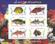 BURUNDI 2009, MARINE FAUNA, FISHES, 2 COMPLETE, MNH SERIES In SMALL SHEETS With GOOD QUALITY, *** - Neufs