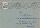 CONSTRUCTIONS WORKER STAMP, WAVY LINES CANCELLATIONS ON COVER, 1958, ROMANIA - Covers & Documents