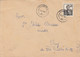 CONSTRUCTIONS WORKER STAMP, WAVY LINES CANCELLATIONS ON COVER, 1960, ROMANIA - Covers & Documents