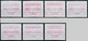 Luxemburg Luxembourg Timbres ATM 1-9 / Automatenmarken 1983-2021 Komplett, Postfrisch / Distributeurs Etiquetas - Postage Labels