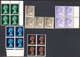 Great Britain 1967-70 Mint No Hinge, Machin, Blocks Pairs And Singles, See Notes, Sc# ,SG 723-744 - Ongebruikt