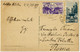 Etiopia 1938 Cartolina Addis Abeba-Roma Con N. 2 C. 20 Violetto E Eritrea N. 209 L. 1 Cat. € 180. Al Recto Vedi Timbro - Etiopia