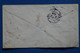 W5 INDIA BELLE LETTRE  RARE    1904 PETIT BUREAU  KUMUAKONAM   VOYAGEE A BAZAS FRANCE +  AFFRANCHISSEMENT INTERESSANT - 1882-1901 Impero