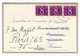 Pays Bas Delft 1965 Van Vierzen Nederland 8 Cent Bande De 3 Pour Bordeaux Redirigé à Paris Anniversaire Sécurité Sociale - Storia Postale