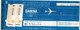SABENA - Belgian World Airlines - Brussels - London - Brussels - 7 Mai 1973 + 2 Labels Sabena Valises. - Europa