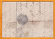 1810 Marque Postale 96 HUY, Auj.en Belgique, Départ Conquis De L'Ourthe, Vers Bordeaux - Holagray Marchand De Fers - 1792-1815: Veroverde Departementen