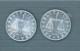 °°° Italia N. 286 - 1 Lira 1954 - 1 Lira 1956 Bellissime °°° - 2 Lire