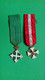Romania Rumanien Minidecoratie Ordinul Coroanei Ordinul Sfantul Maurice Si Lazar - Royal / Of Nobility