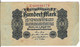 GERMANIA IMPERO 100 REICHSMARK 1922 - WYSIWYG  - N° SERIALE E05898178 - CARTAMONETA - PAPER MONEY - 100 Mark