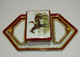 Delcampe - ANCIEN SERVICE DE FUMEUR PORCELAINE BOITE Cigarettes CHEVAL PUR SANG GLADIATEUR Collection Vitrine Déco - Autres & Non Classés