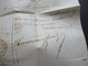 Delcampe - Belgien 1852 Mous Gedruckter Brief Guillochin Fils Mit 2 Roten Stempeln Faltbrief Mit Inhalt - 1849-1850 Médaillons (3/5)