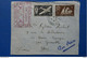 12 FRANCE SAINT PIERRE ET MIQUELON LETTRE IERE LIAISON AERIENNE DE 1948 POUR GRENOBLE CACHET ROUGE - Cartas & Documentos