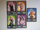 5 Cartes De Catch TOPPS SLAM ATTAX Trading Card Game - Trading Cards