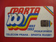 PHONECARD - TELECOM PRAHA - SPARTA RUGBY     D-0086 - Tchécoslovaquie