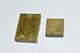 Delcampe - 2 Belles Plaques En LAITON Ou BRONZE XIXe Matrices  Plaques Imprimerie Pour Collection Déco Bureau Vitrine Presse Papier - Cachets