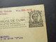 Kuba / Cuba Ganzsache 1932 Tarjeta Postal UPU Via New York Nach Hamburg (Schiffspost) - Briefe U. Dokumente