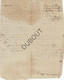 Delcampe - BAELEN/Bailou/Luik 4 Documents Concernant La Commune De Baelen ± 1800 (R524) - Manuscripts