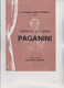 LIBRETTO - PROGRAMMA  :  OPERETTA  DI F. LEHAR   -  " PAGANINI " . A Cura Della Compagnia  MARIO CAPELLO.  GENOVA - D-F
