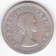 Afrique Du Sud,  2 Shillings 1957 Elizabeth II, En Argent , KM# 50 - Südafrika