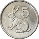 Monnaie, Zimbabwe, 5 Cents, 1997, TTB, Copper-nickel, KM:2 - Zimbabwe