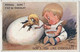 Delcampe - Beau Lot De 3 CPA - Illustrateur RIGHT - L'embusqué Délaissé-La Glace Lui Jette Un Froid-Mange Donc!bébé,poussin - Right