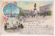 ALEXANDRIE (EGYPTE) - 1901 - SAGE SURCHARGES Sur SUPERBE CARTE => GRENOBLE - Covers & Documents