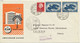 NIEDERLANDE 1959, Pra.-Erstflug KLM "AMSTERDAM - SAIGON, Vietnam" M. Mischfrankatur - Airmail