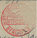 Brazil 1932 Airmail Condor Graf Zeppelin Cover From Santos To Hamburg Germany LZ-127 Friedrichshafen Flight To Berlin - Luftpost (private Gesellschaften)