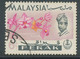 MALAY STATES - PERAK 1965, 6 C. Orchids, Superb Used, MAJOR ERROR & VARIETY - Perak