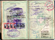 Delcampe - 284,GREECE,NIGERIA 1946-1958 COMPLETE 72 PAGES GREEK PASSPORT MANY STAMPS AND REVENUES(125)33 SCANS - Nigeria (...-1960)