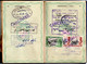 Delcampe - 284,GREECE,NIGERIA 1946-1958 COMPLETE 72 PAGES GREEK PASSPORT MANY STAMPS AND REVENUES(125)33 SCANS - Nigeria (...-1960)