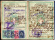 Delcampe - 284,GREECE,NIGERIA 1946-1958 COMPLETE 72 PAGES GREEK PASSPORT MANY STAMPS AND REVENUES(125)33 SCANS - Nigeria (...-1960)