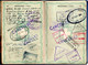 Delcampe - 284,GREECE,NIGERIA 1946-1958 COMPLETE 72 PAGES GREEK PASSPORT MANY STAMPS AND REVENUES(125)33 SCANS - Nigeria (...-1960)