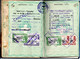 Delcampe - 284,GREECE,NIGERIA 1946-1958 COMPLETE 72 PAGES GREEK PASSPORT MANY STAMPS AND REVENUES(125)33 SCANS - Nigeria (...-1960)