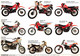 09865 "CAGIVA 350 ALA ROSSA"  VOLANTINO ILLUSTRATO ORIGINALE - Motor Bikes