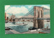 NEW YORK CITY - Brooklyn Bridge From N.Y. City - Publ. The Rotograph Co. G5b LIRE CPA - Ponti E Gallerie