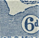 Australia 1915 Kangaroo 6d Blue Die II 3rd Watermark MH - Listed Variety - Neufs