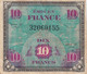 France #116 1944 10 Francs Banknote Currency - 1944 Flagge/Frankreich