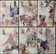 MACAU 2003 文学和文学人物 MAX CARDS SET OF 6, RARE VF CONDITION POST OFFICE VERSION - Cartes-maximum