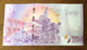 2015 BILLET 0 EURO SOUVENIR DPT 13 CHÂTEAU DES BAUX-DE-PROVENCE + TIMBRE ZERO 0 EURO SCHEIN BANKNOTE PAPER MONEY - Pruebas Privadas