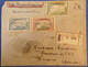 463 NIGER LETTRE RARE RECOM. 1940 FRANC MILITAIRE +CONTROLE VOIE SAHARIENNE NIAMEY   BRANNE FRANCE +AFFRANCH INTERESSANT - Storia Postale