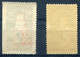 LUCK Municipal - Two Unused Stamps With Gum (perfect) Rare - Revenue Stamps