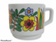 07868 Tazza (Mug) In Ceramica - Fiori - Karim Porzellan - Tasses