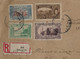 Turquie 1922 - Grande Enveloppe Recommandée Sans Courrier De Galata Pour Fribourg SUISSE - Covers & Documents