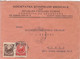 98308- COAT OF ARMS STAMPS ON MEDICAL SCIENCES SOCIETY HEADER COVER, AGRICULTURE EXHIBITION POSTMARK, 1951, ROMANIA - Briefe U. Dokumente