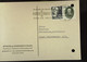 SBZ: Postkarte Mit 2 Pf Kollwitz MiF 10 Pf Helmholz Von Berlin 15.1.51 Nach Weißwasser -GP Mit Aktenlochung Knr: 212,265 - Briefe U. Dokumente