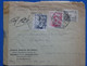 AA9  ESPANA  BELLE LETTRE CENSUREE  1944 BARCELONA  POUR NEW YORK + AFFRANCH. INTERESSANT - Nationalists Censor Marks