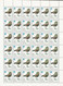 Delcampe - USSR 1982-5181-6 BIRDS, S S S R, 6SHEETS, MNH - Fogli Completi