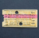 Ancien Ticket Paris S001 1946 L Mutilés De Guerre Metropolitain Railway Tickets 3 - Europe