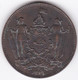 British North Borneo, One Cent 1888 H .Victoria. En Bronze. KM# 2 - Malaysia